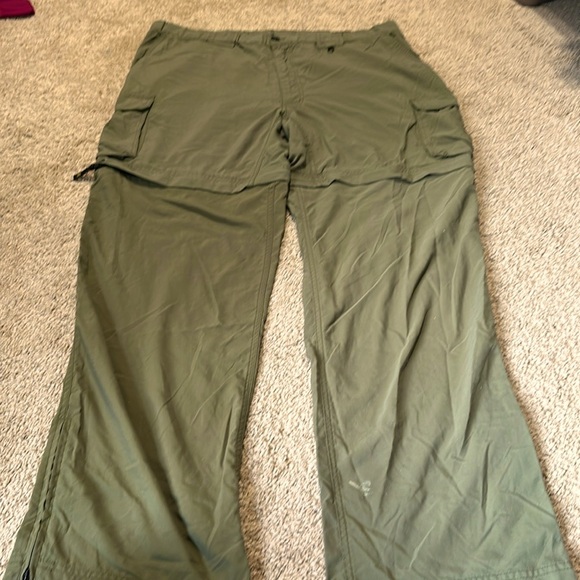Boy Scouts of America Pants Men Large Green Cargo Switchback Convertible Uniform - Picture 1 of 7